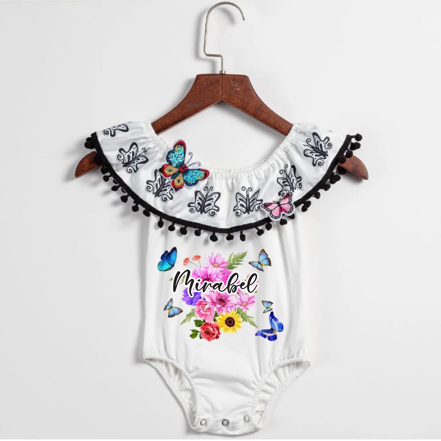 Baby Girl Encanto Mirabel Birthday Outfits / Costume Set Personalized