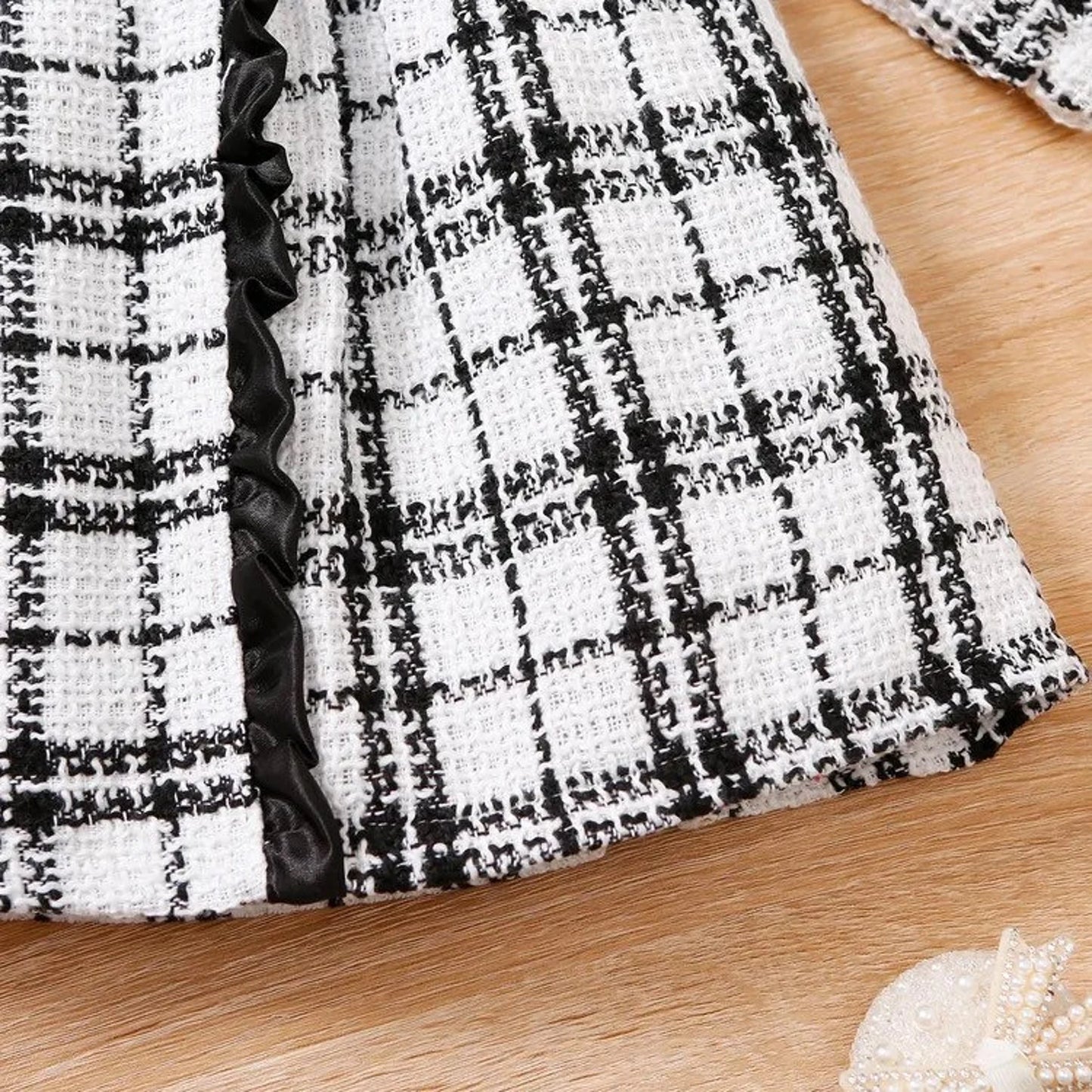 Winter Plaid Baby Coat