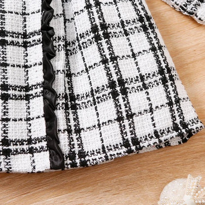 Winter Plaid Baby Coat