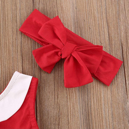 Santa Baby Girl Christmas Outfit