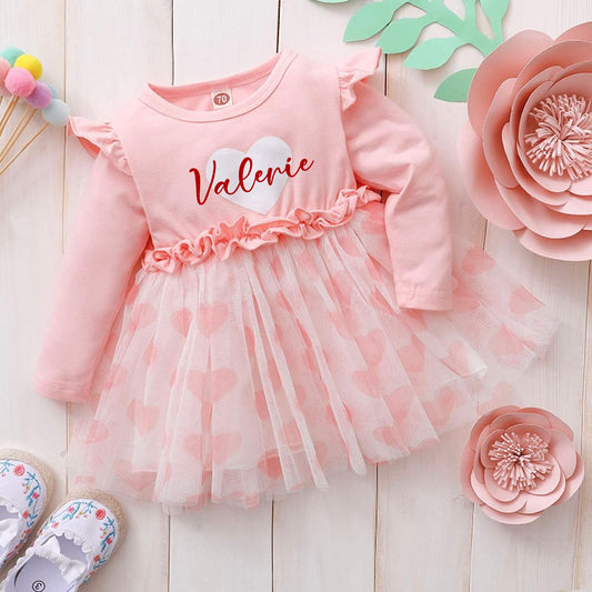 Baby Girl Valentine Heart Dress