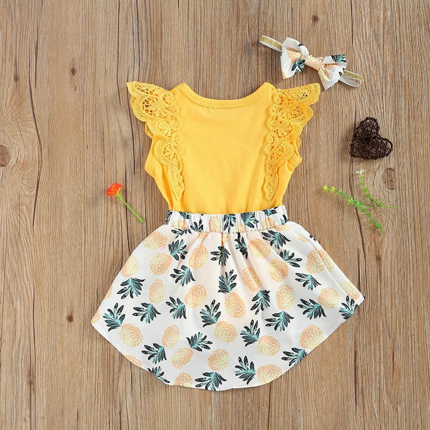 Baby Girl Summer Pineapple Dress