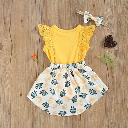 Baby Girl Summer Pineapple Dress