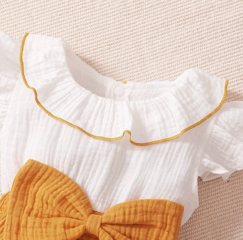 Baby Girl Fall Thanksgiving Romper