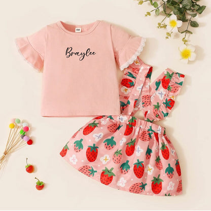 Baby Girl Berry First Birthday Dress